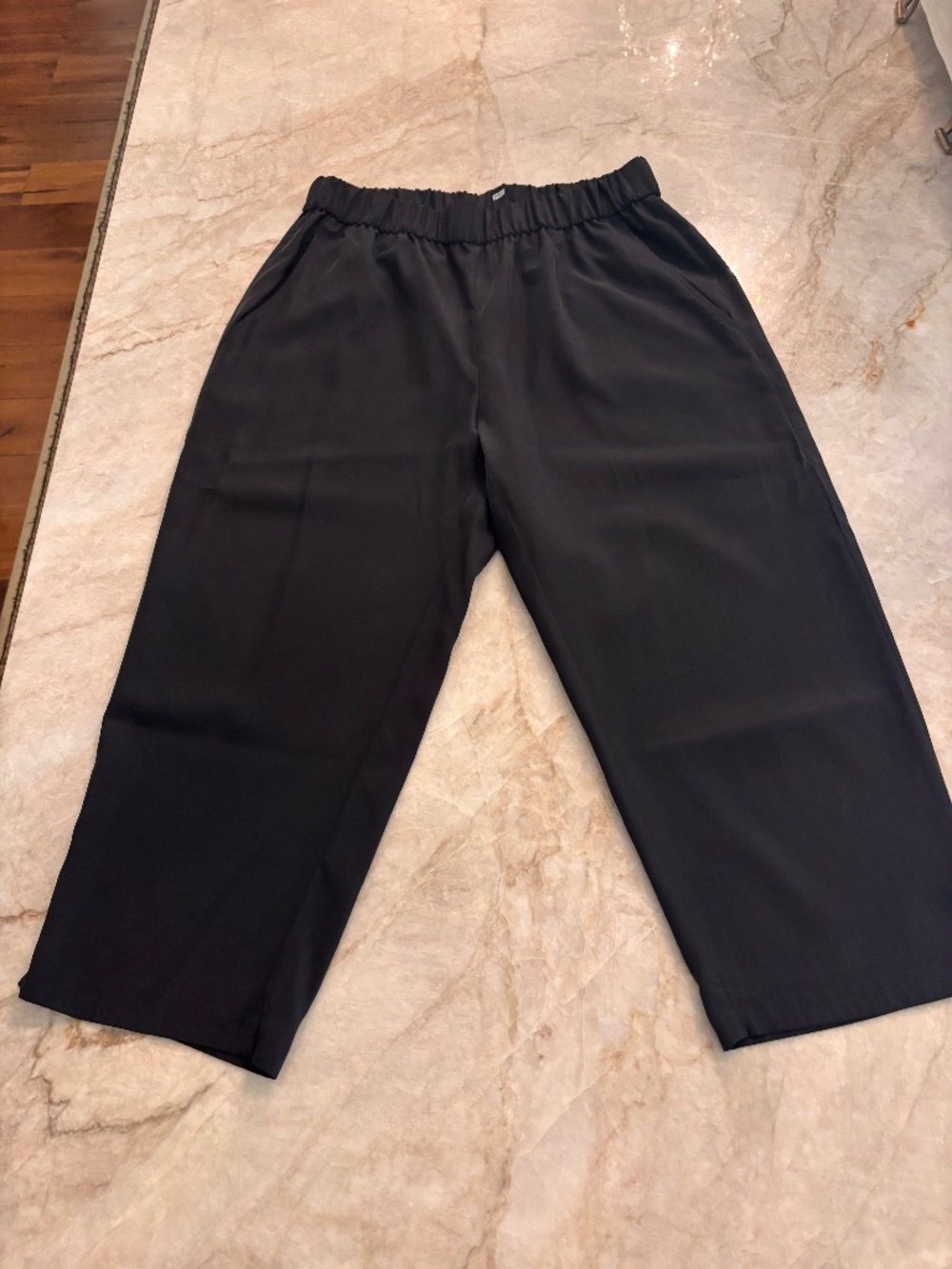 Eileen Fisher Sandwiched Tercel Wide Leg Pant